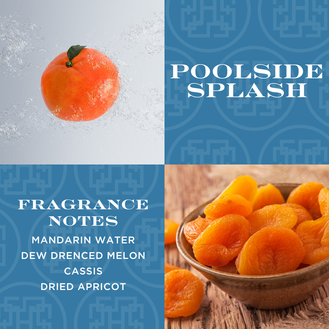Poolside Splash 3-wick Hobnail Candle