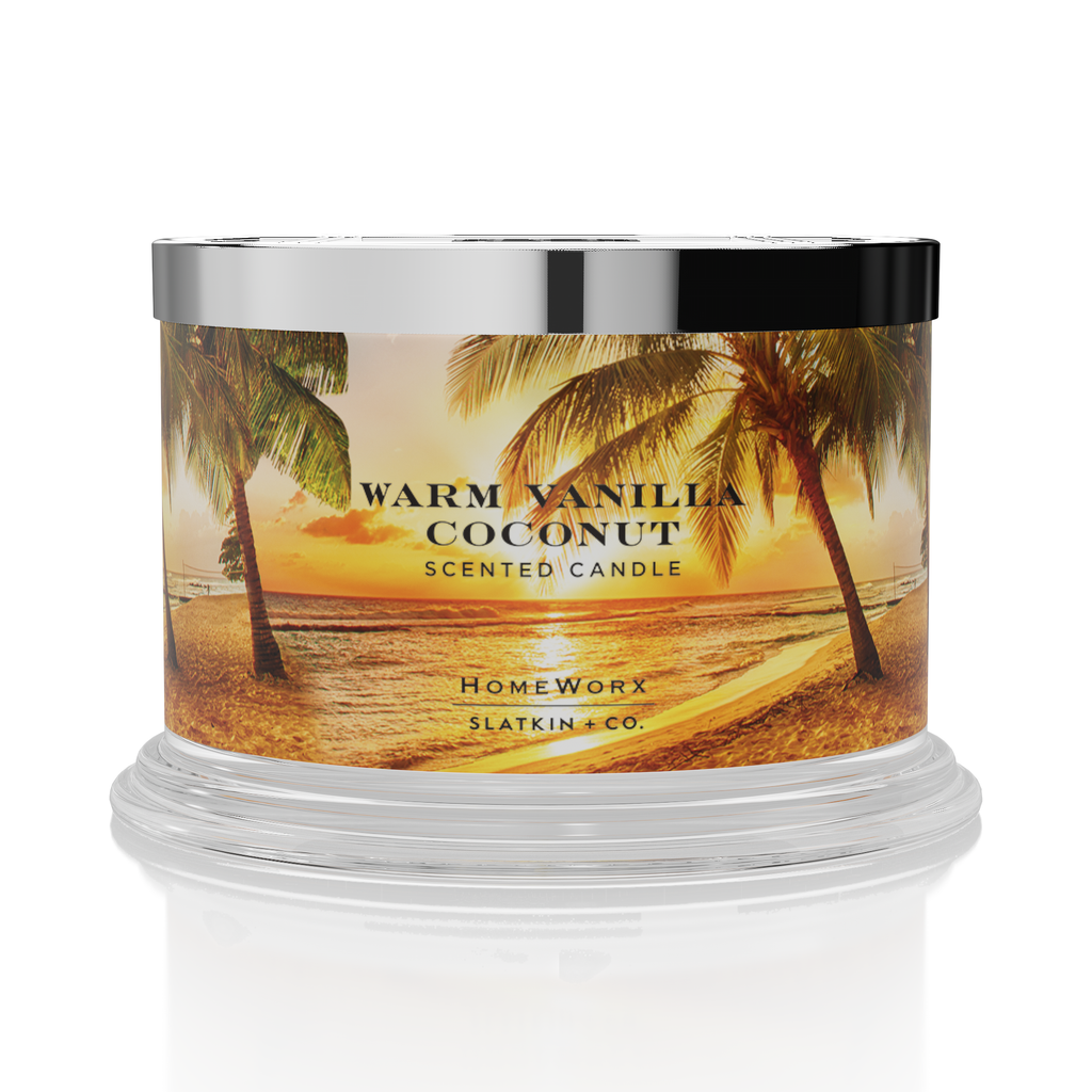 Warm Vanilla Coconut 4-wick Candle – Slatkin + Co.