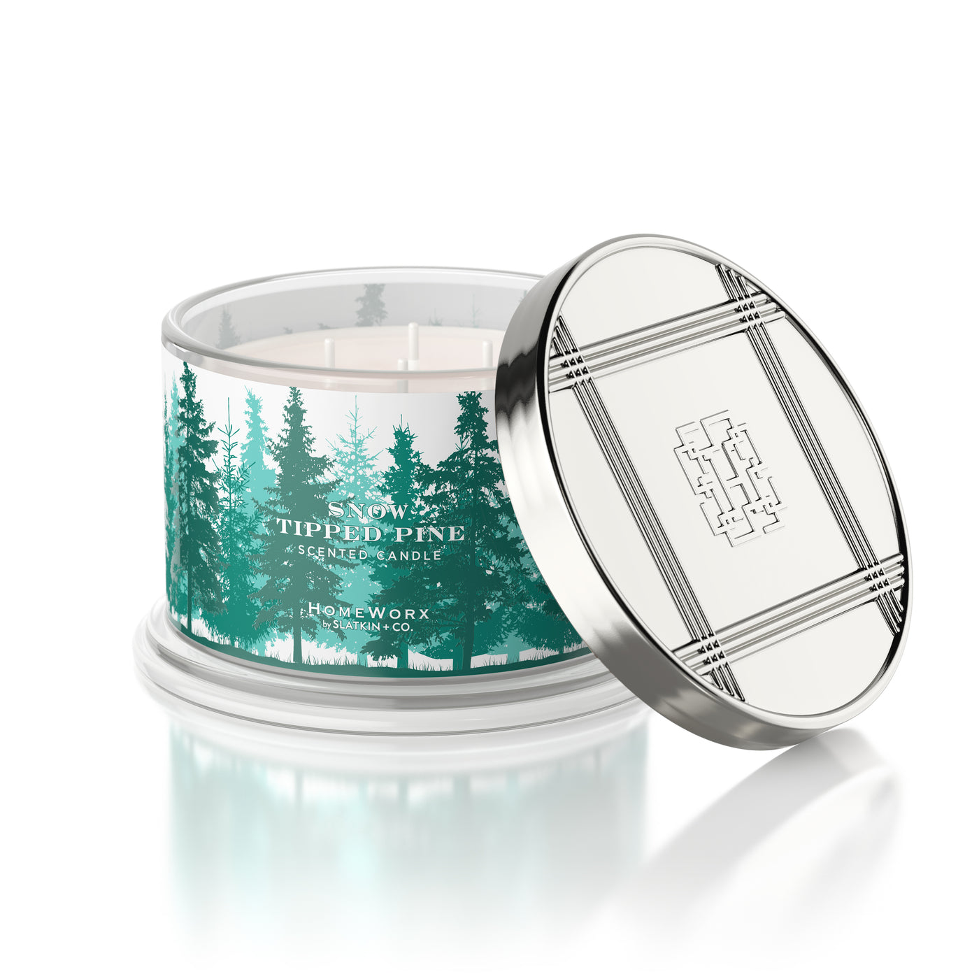 Snow Tipped Pine Candle
