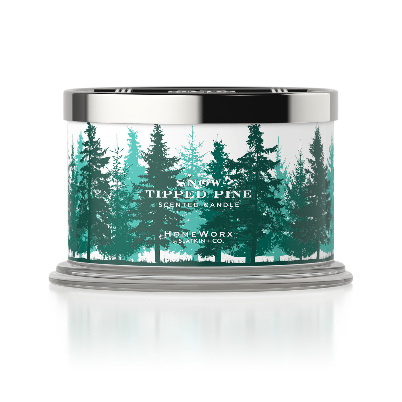 Snow Tipped Pine Candle