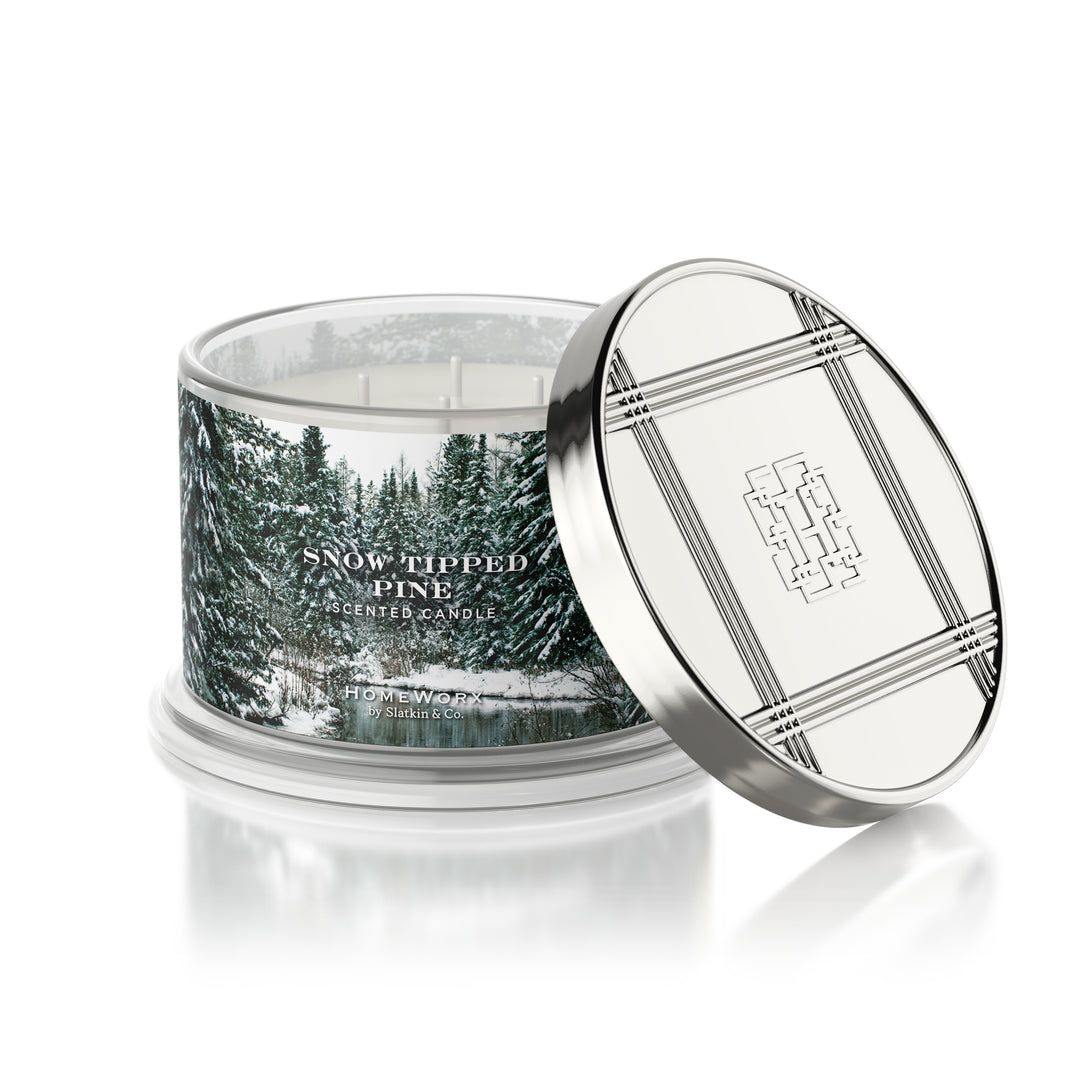 Snow Tipped Pine 4-wick Candle