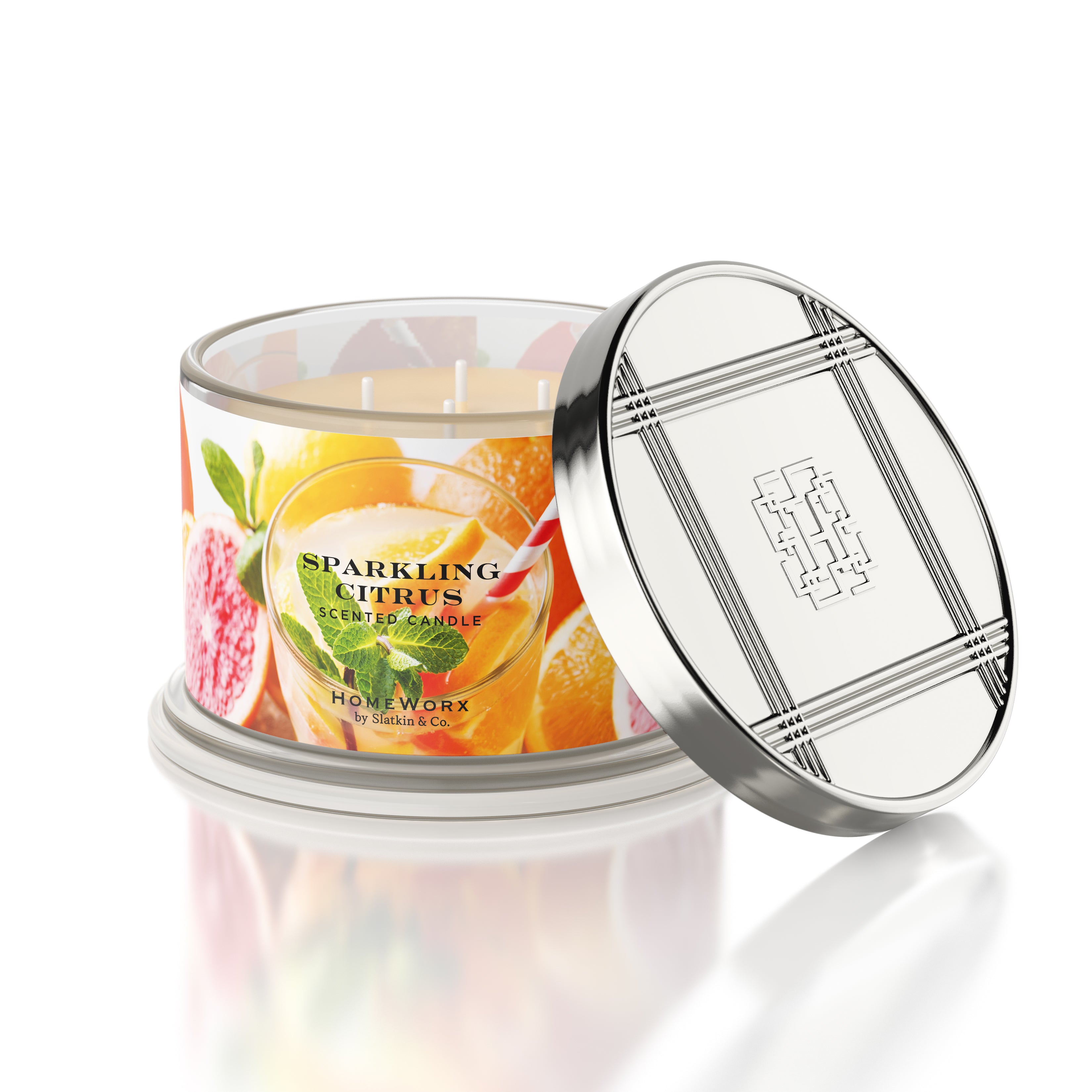 Sparkling Citrus 4-wick Candle – Slatkin + Co.