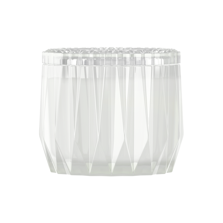 Spooky Vanilla 3-wick Faceted Glass Candle