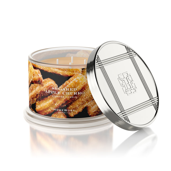 Sugared Apple Churro Candle