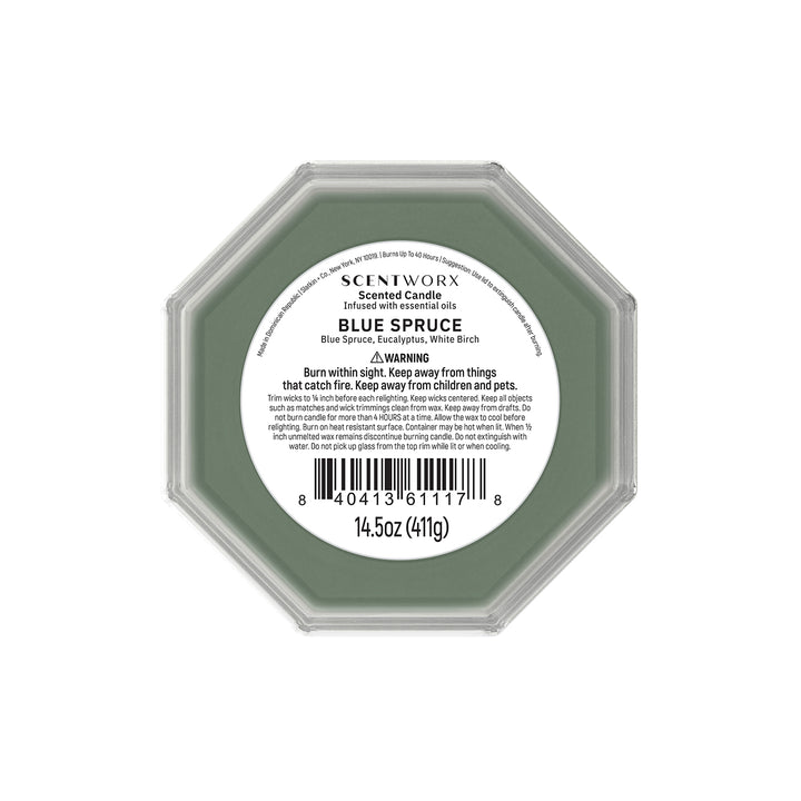ScentWorx Blue Spruce Set of Two 3-Wick Candles