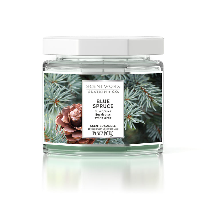 ScentWorx Blue Spruce Set of Two 3-Wick Candles