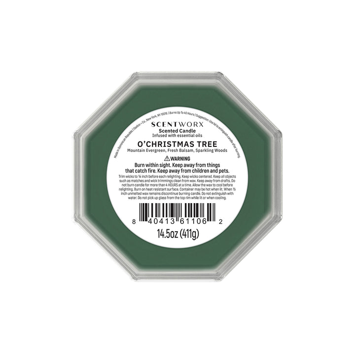 ScentWorx O'Christmas Tree Set of Two 3-Wick Candles
