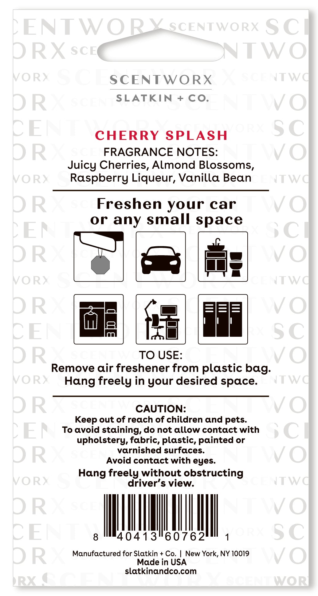 Cherry Splash S/3 Auto Air Fresheners – Slatkin + Co.