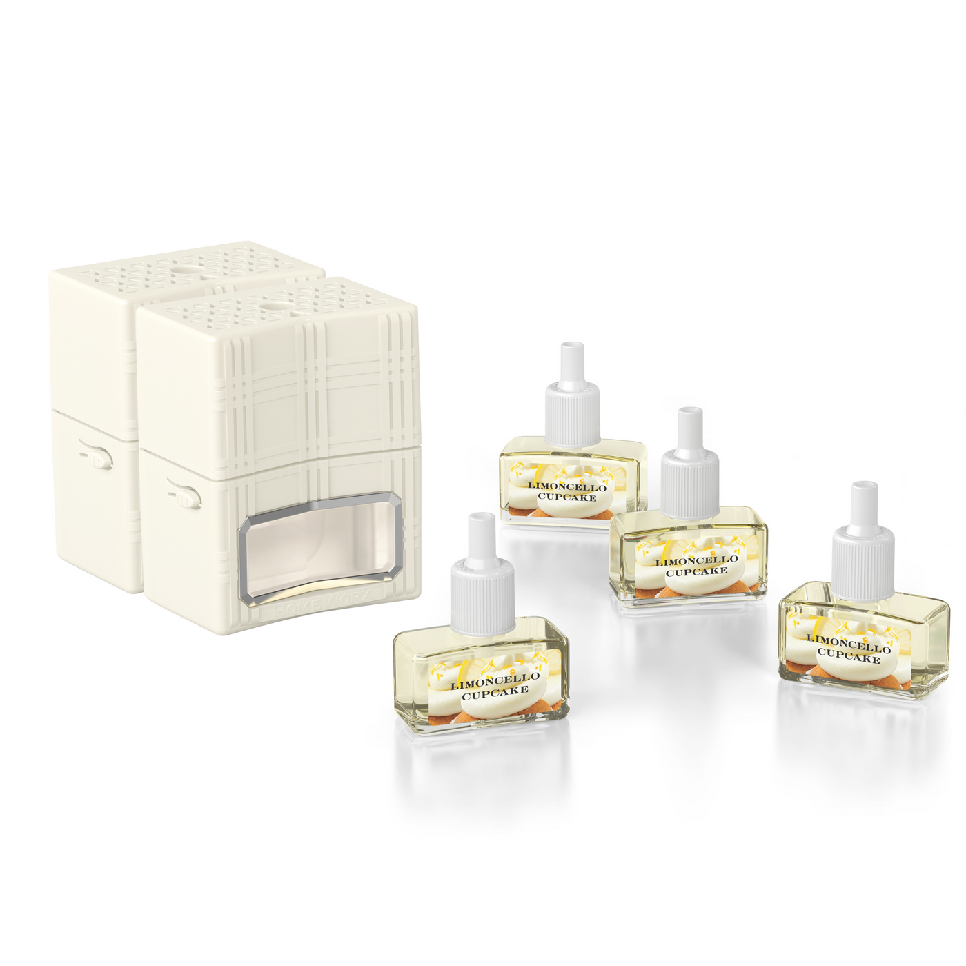 Limoncello Cupcake Diffuser Set (2 Devices + 4 Refills)