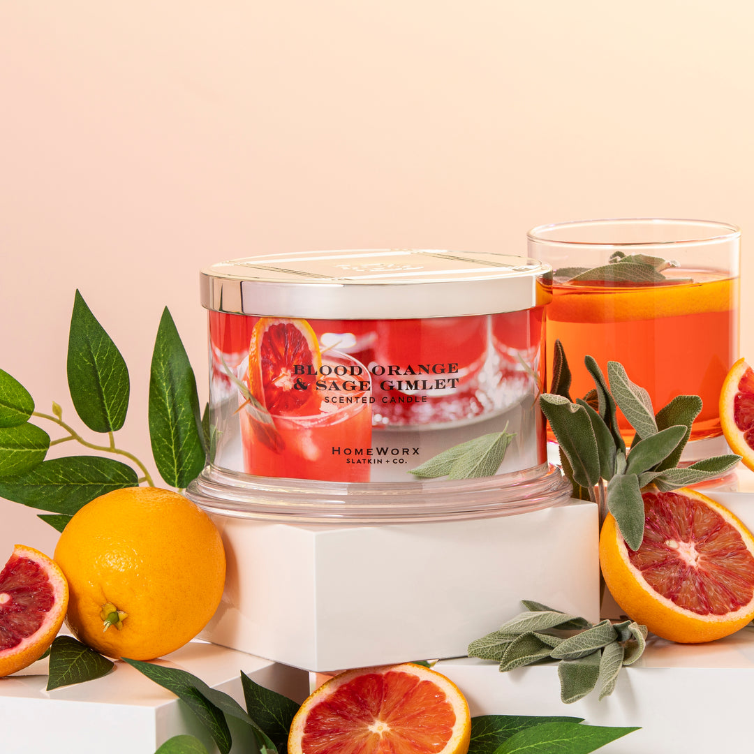 Blood Orange & Sage Gimlet 4-wick Candle