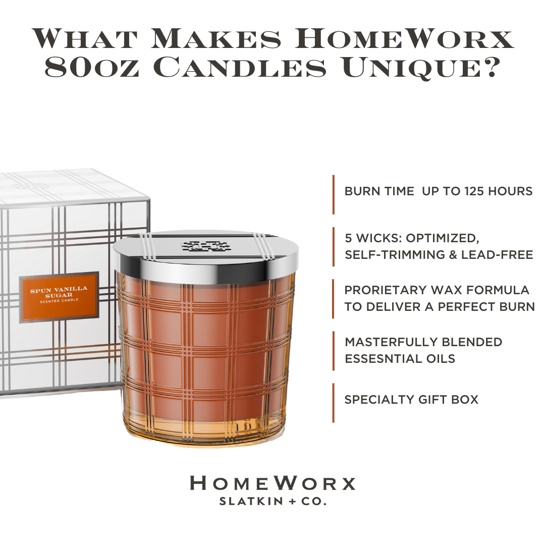 Spun Vanilla Sugar 80 oz. 5-Wick Luxe Candle – Slatkin + Co. Spun Vanilla Sugar 80 oz. 5-Wick Luxe Candle – Slatkin + Co.