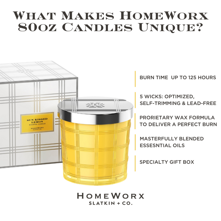 Sun Kissed Lemon 80 oz. 5-Wick Luxe Candle