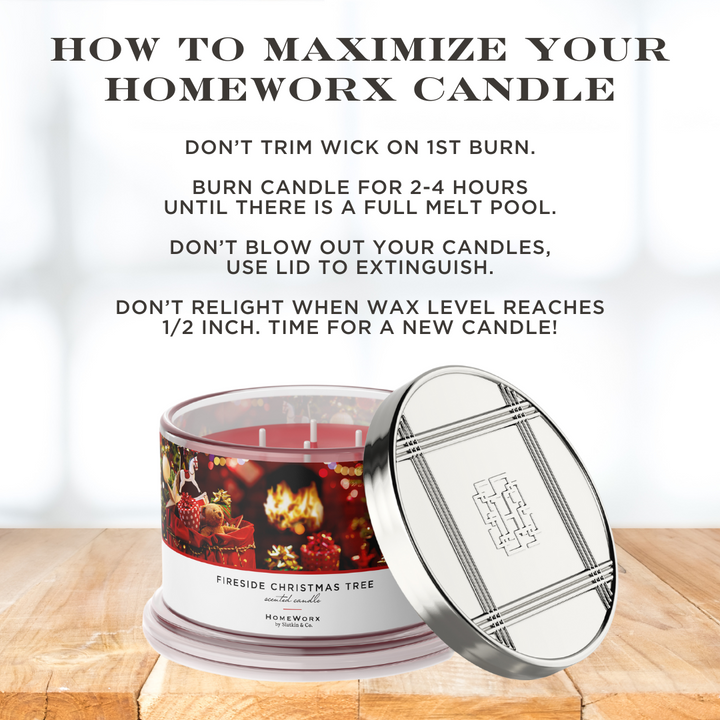 Fireside Christmas Tree Candle