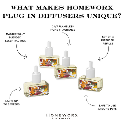 Harvest Leaves Set of 4 Diffuser Oil Refills