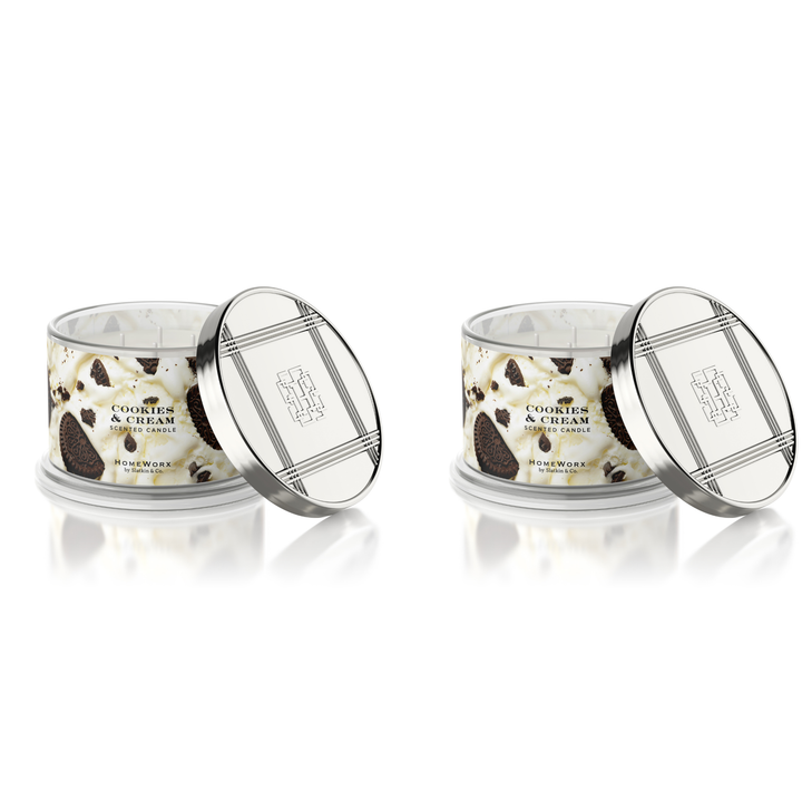 Cookies & Cream Set of 2 4-wick Candles
