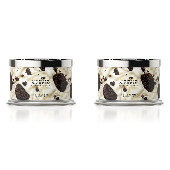 Cookies & Cream Set of 2 4-wick Candles