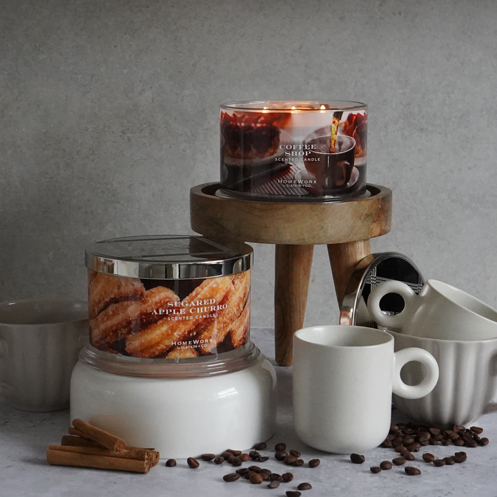 Sugared Apple Churro Candle