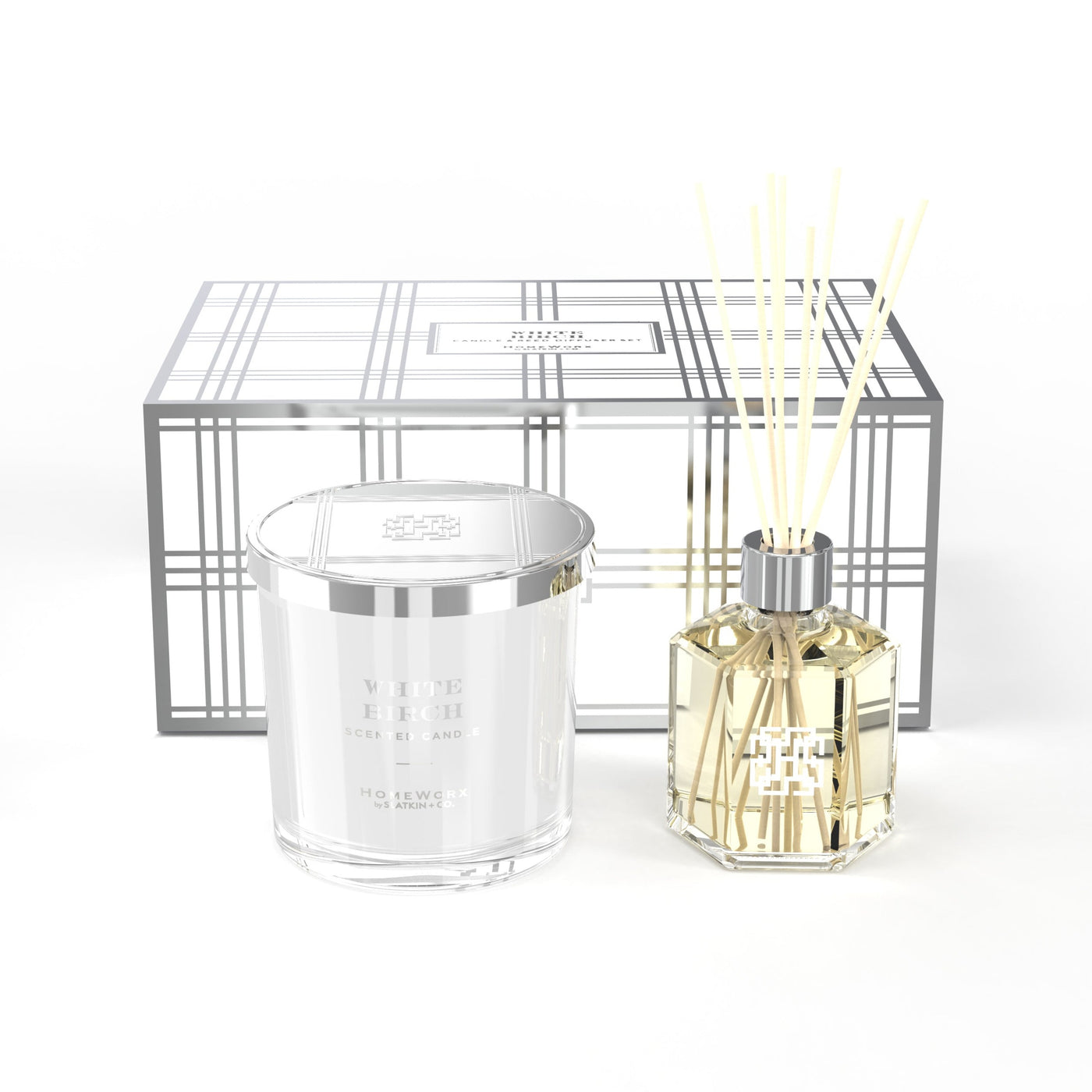White Birch Reed Diffuser & Candle Gift Set