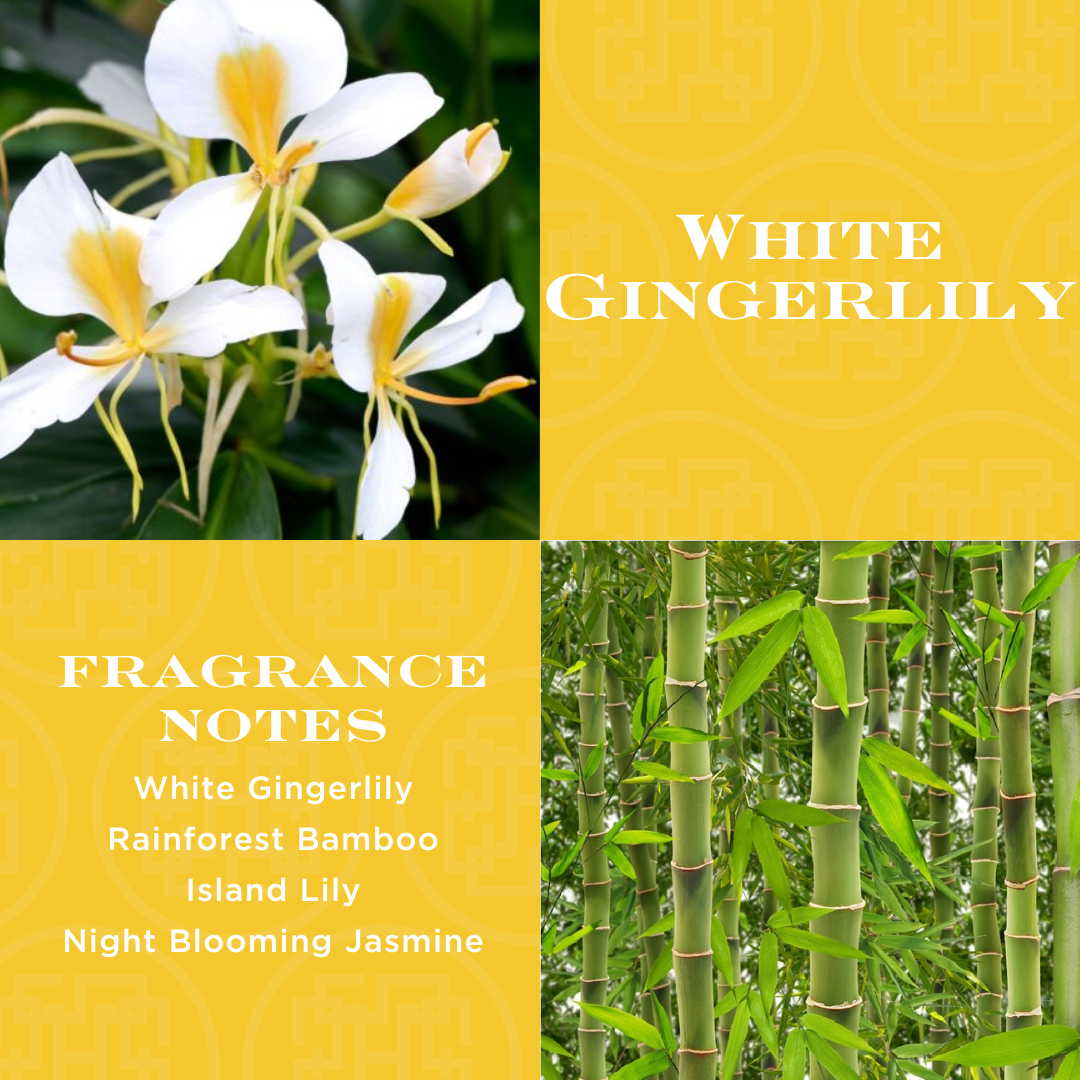white lily oil benefits White Gingerlily Candle – Slatkin + Co