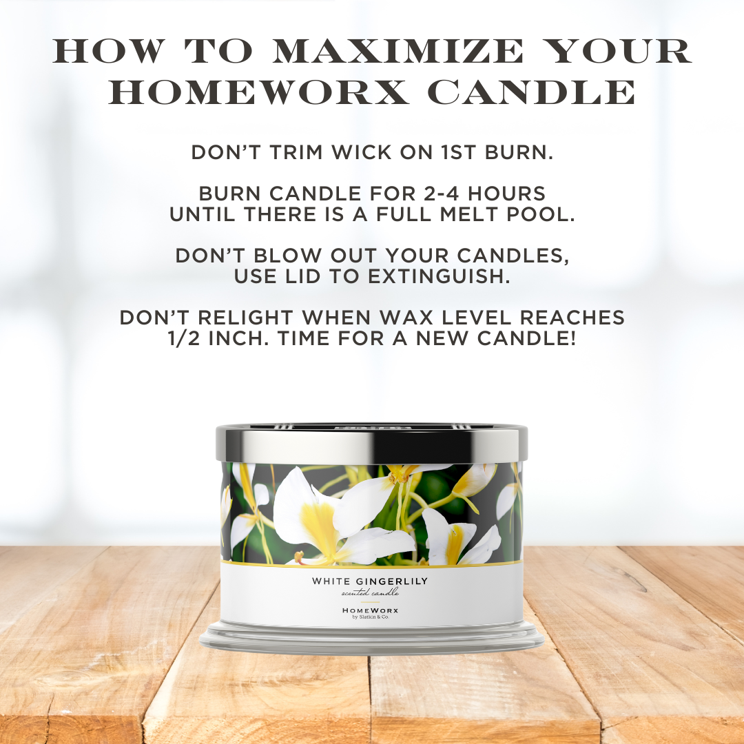White Gingerlily Candle