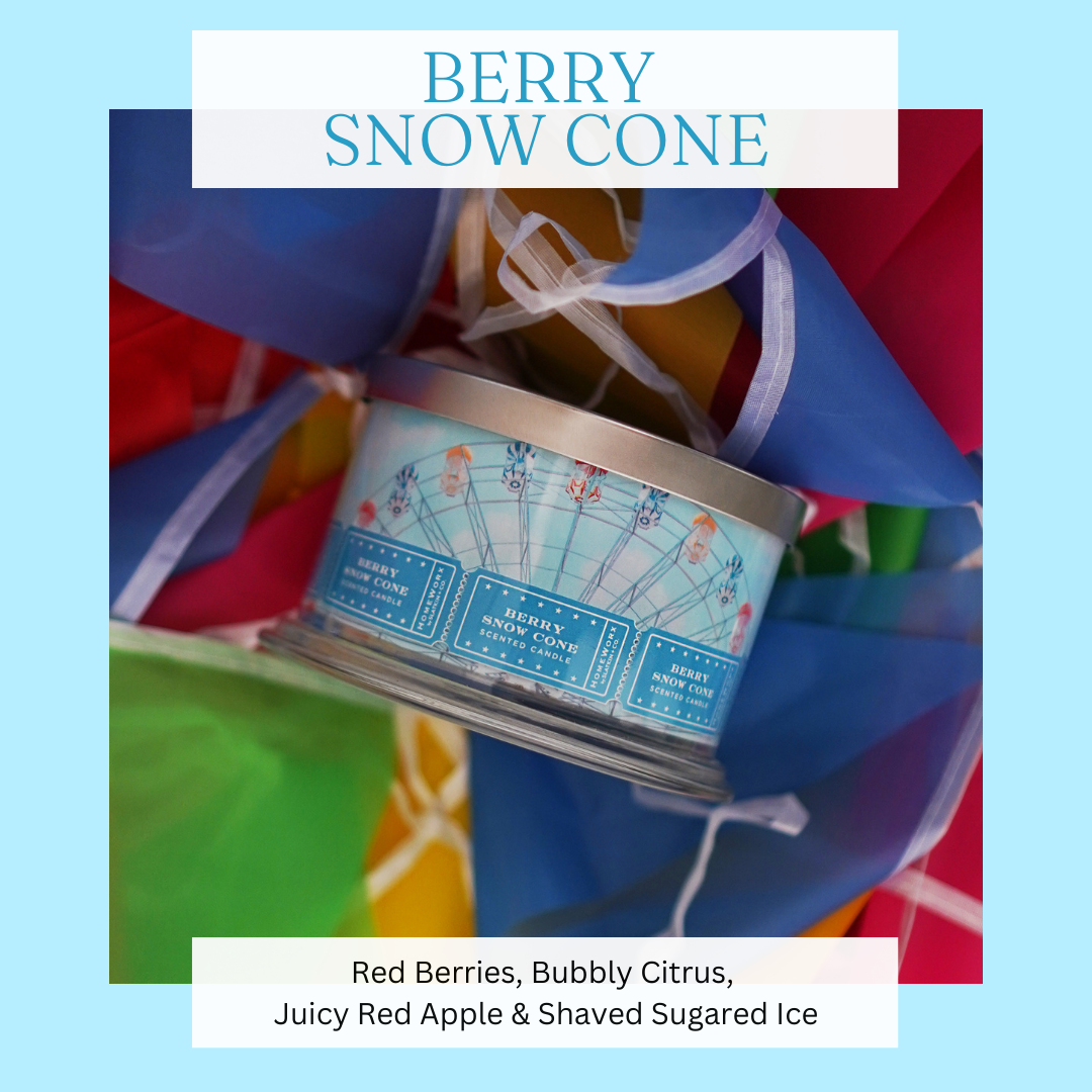 Berry Snow Cone Candle