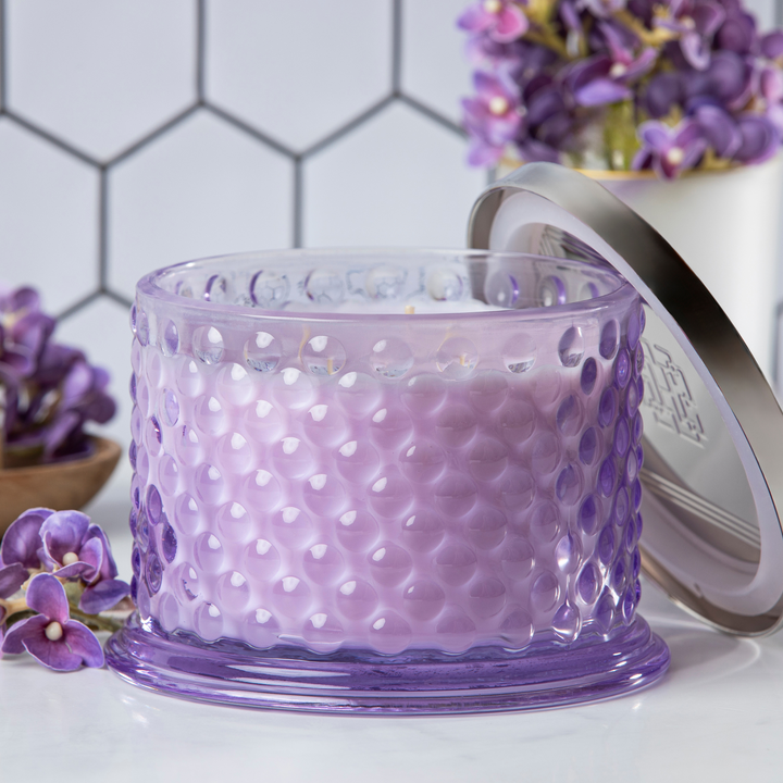 Hyde Park Lilac Hobnail Candle
