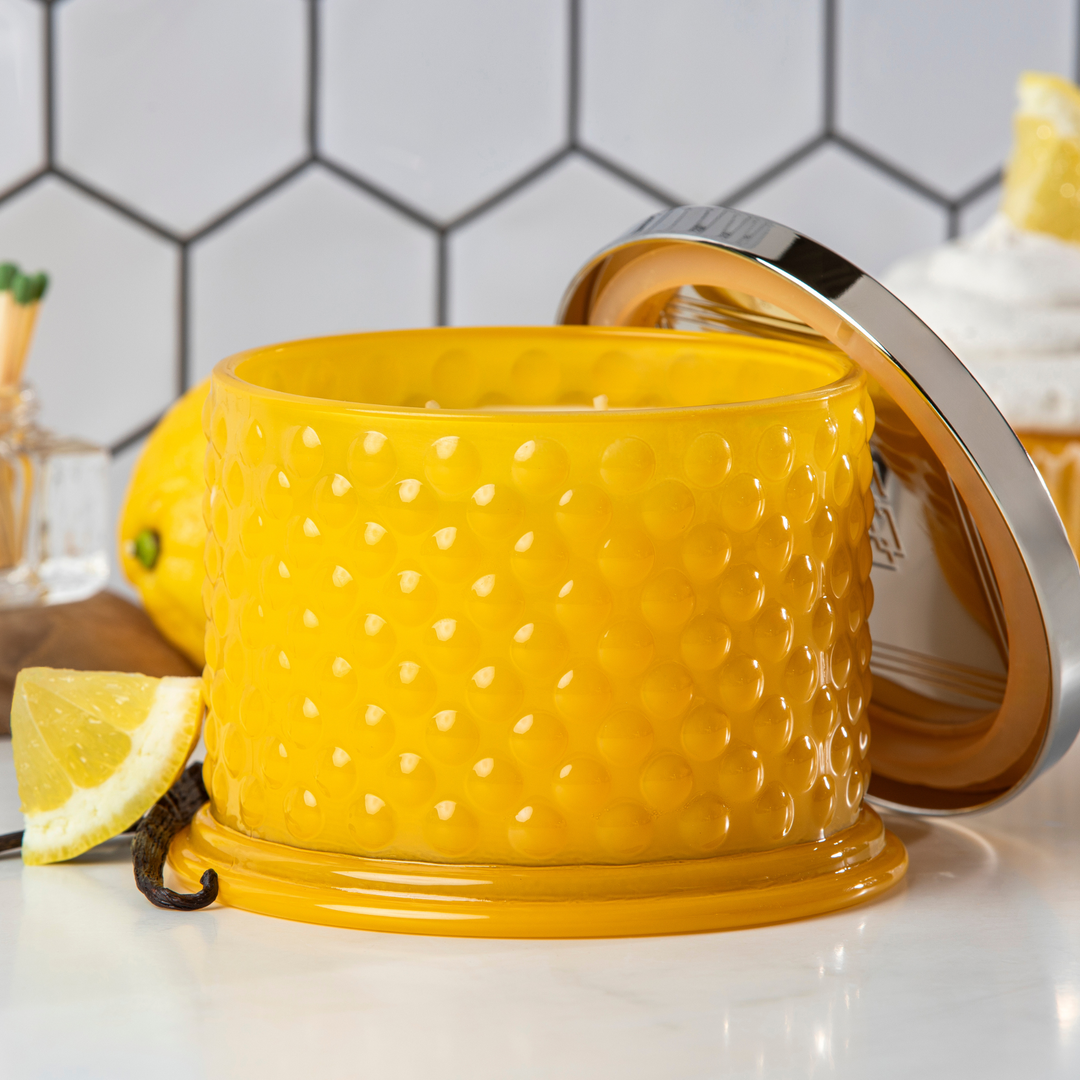 Limoncello Cupcake Hobnail Candle