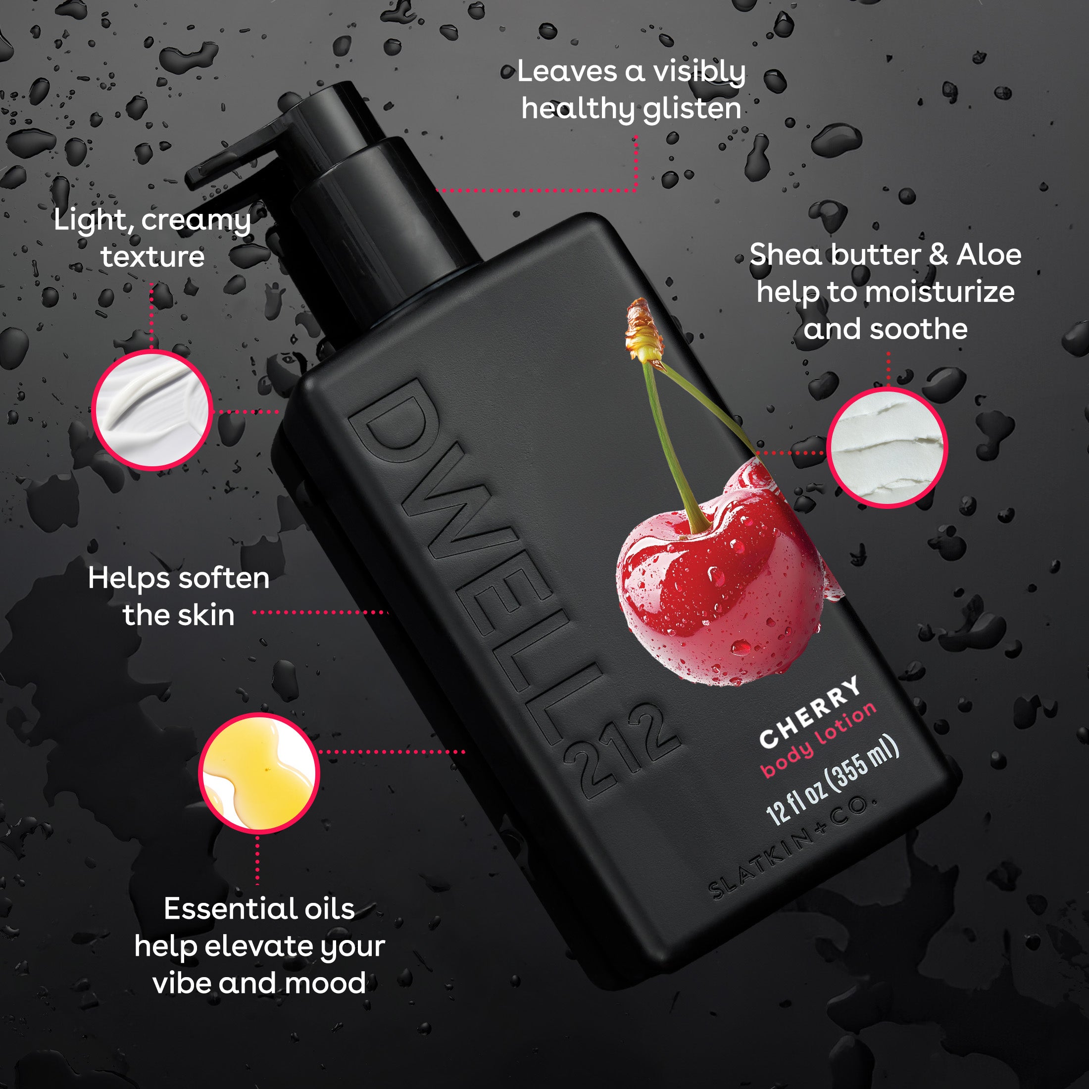 DWELL212 Cherry Body Lotion – Slatkin + Co.