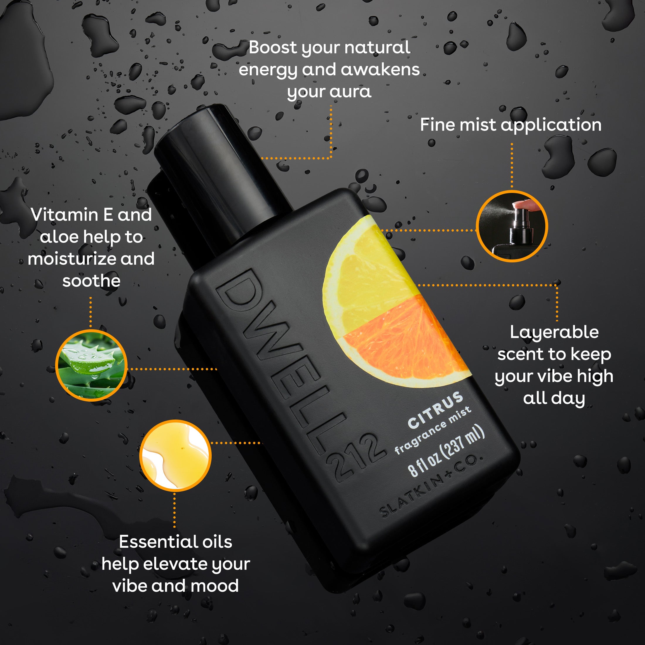 DWELL212 Citrus Fragrance Mist – Slatkin + Co.