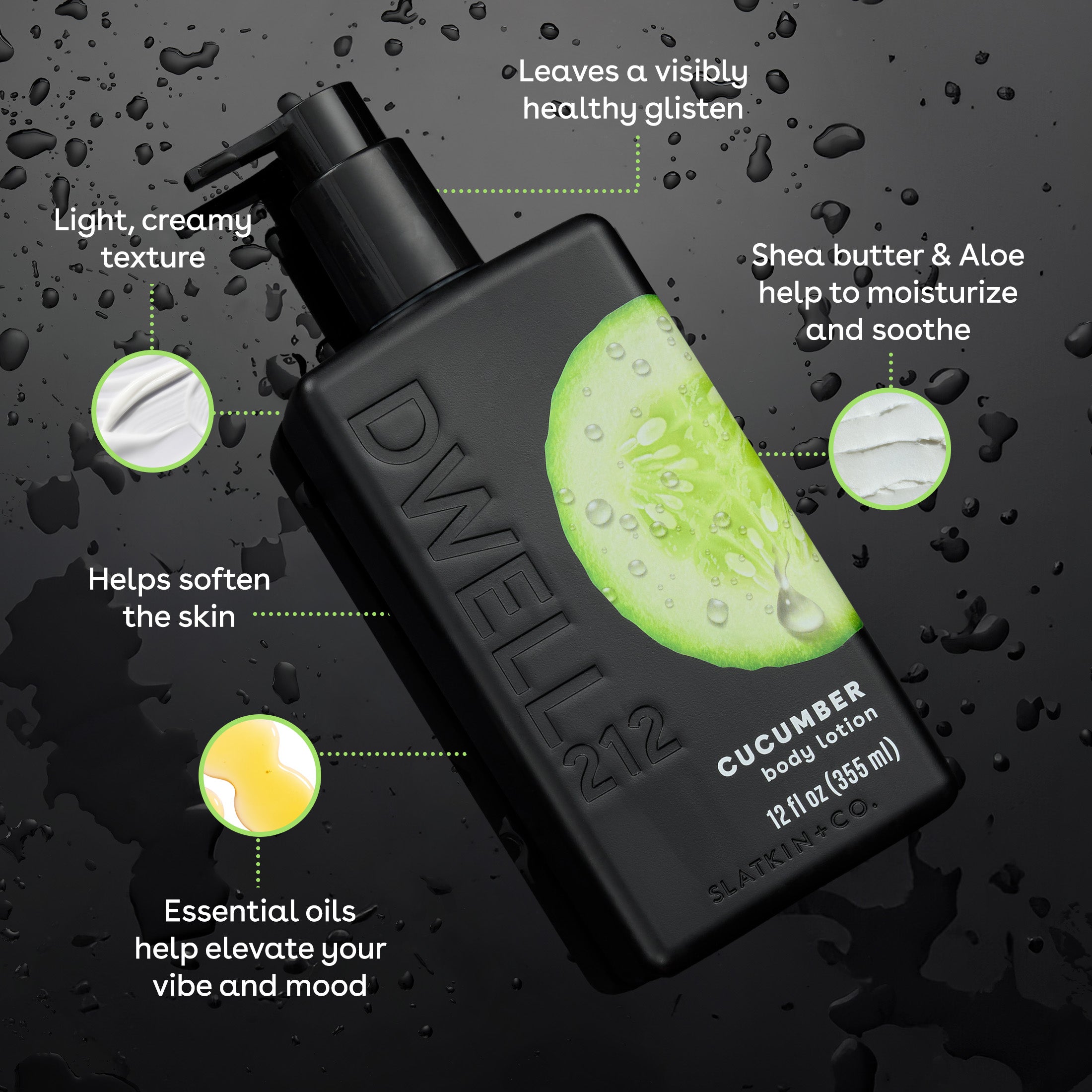 DWELL212 Cucumber Body Lotion – Slatkin + Co.