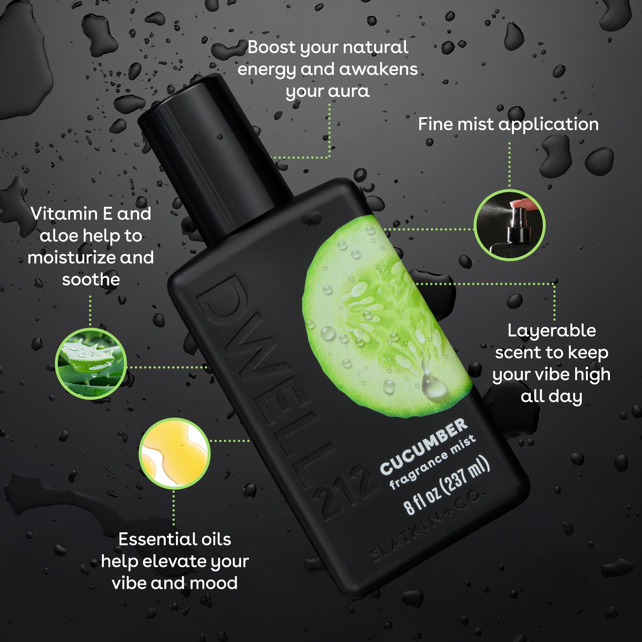 DWELL212 Cucumber Fragrance Mist – Slatkin + Co.