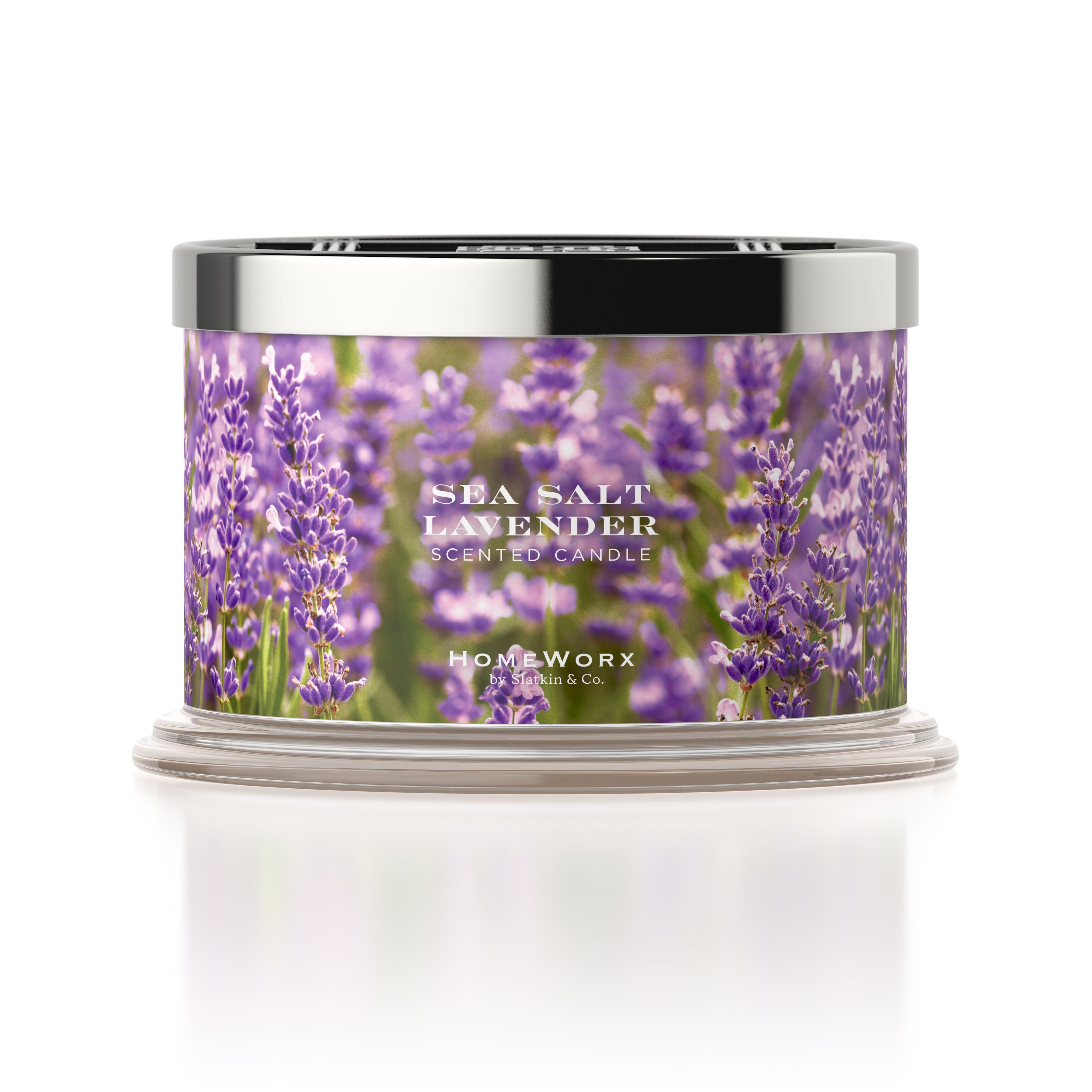 Sea Salt Lavender Candle Slatkin + Co.