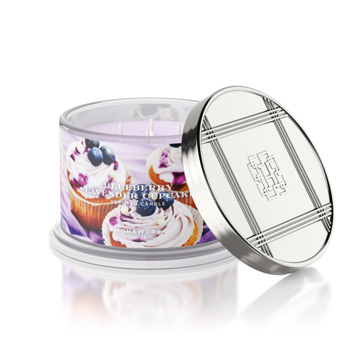 Blueberry Lavender Cupcake Candle