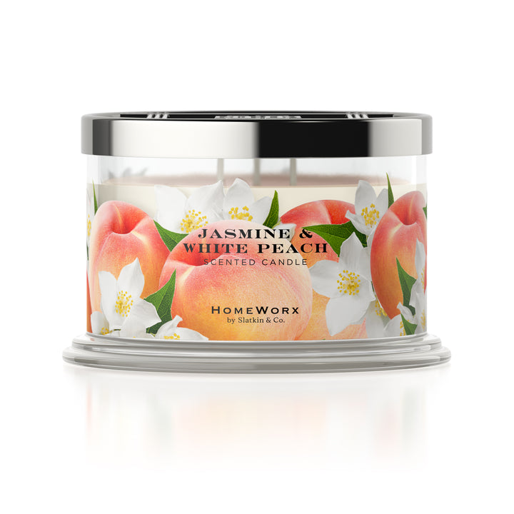 Jasmine & White Peach Candle