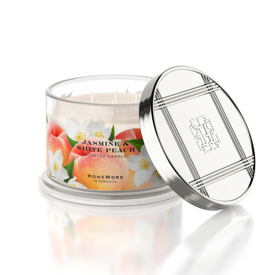 Jasmine & White Peach Candle