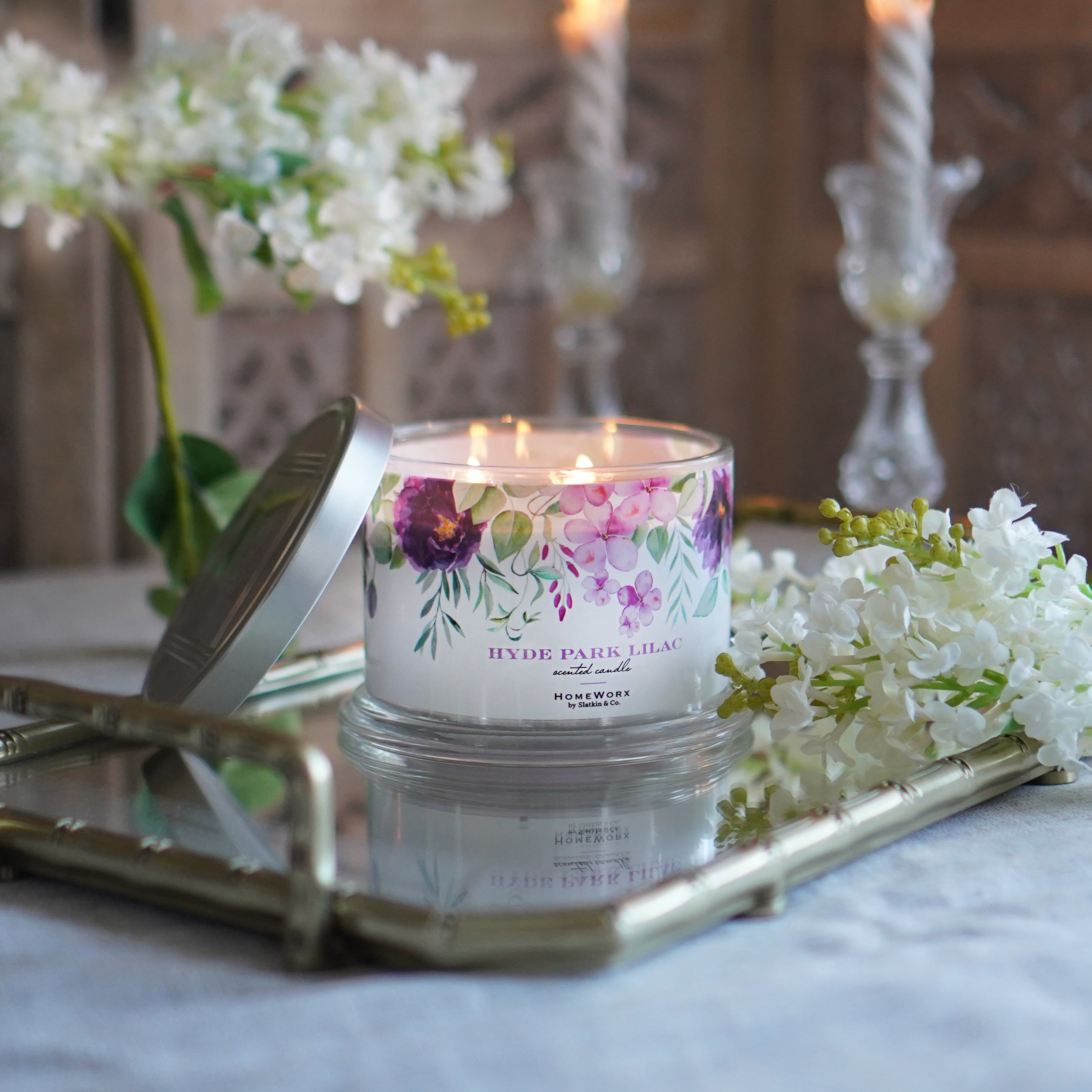 Hyde Park Lilac Candle – Slatkin + Co.