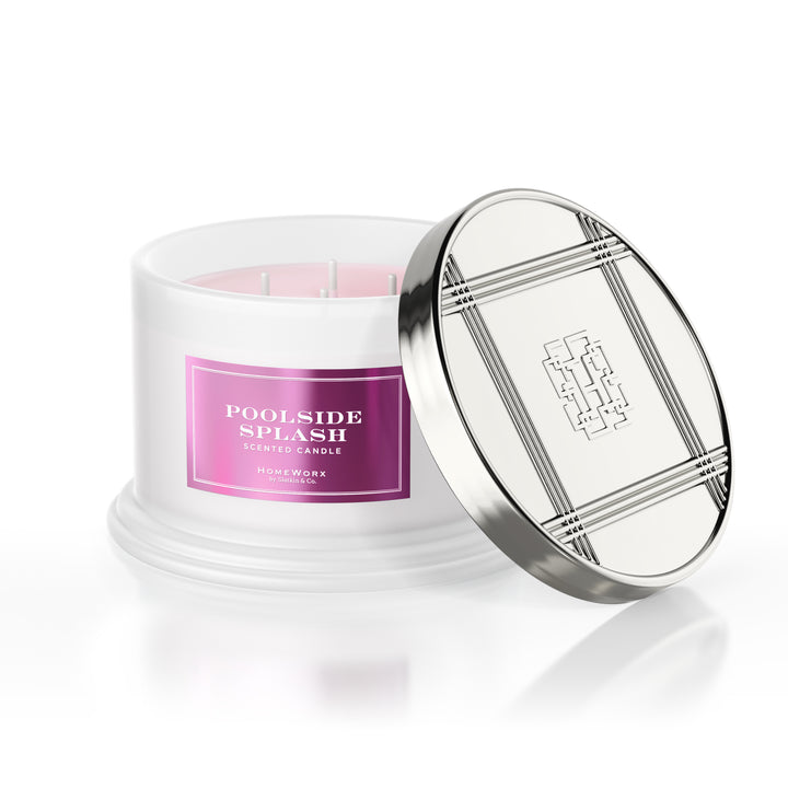 Poolside Splash Iridescent Candle