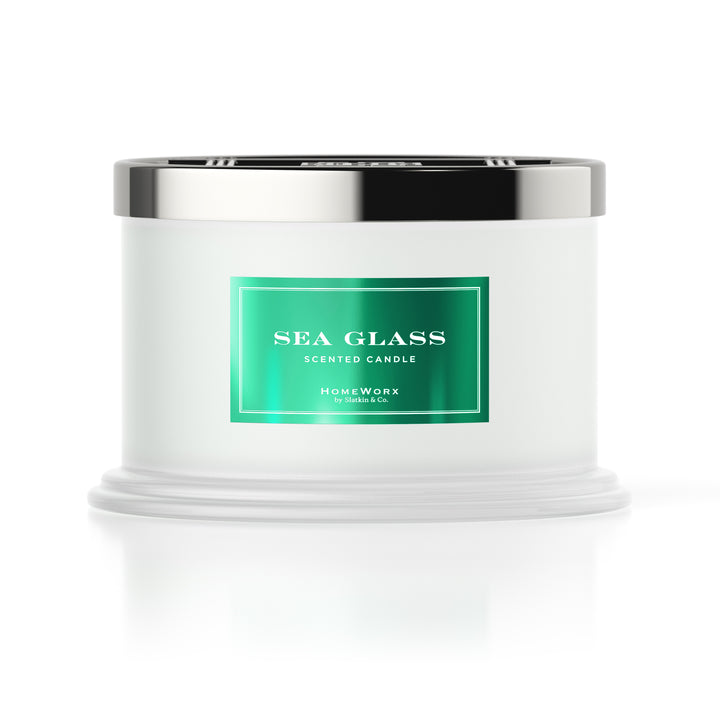 Sea Glass Iridescent Candle