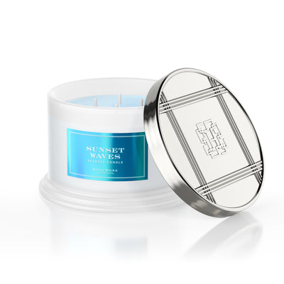 Sunset Waves Iridescent Candle