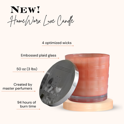 Jasmine & White Peach 50 oz. 4-Wick Luxe Candle