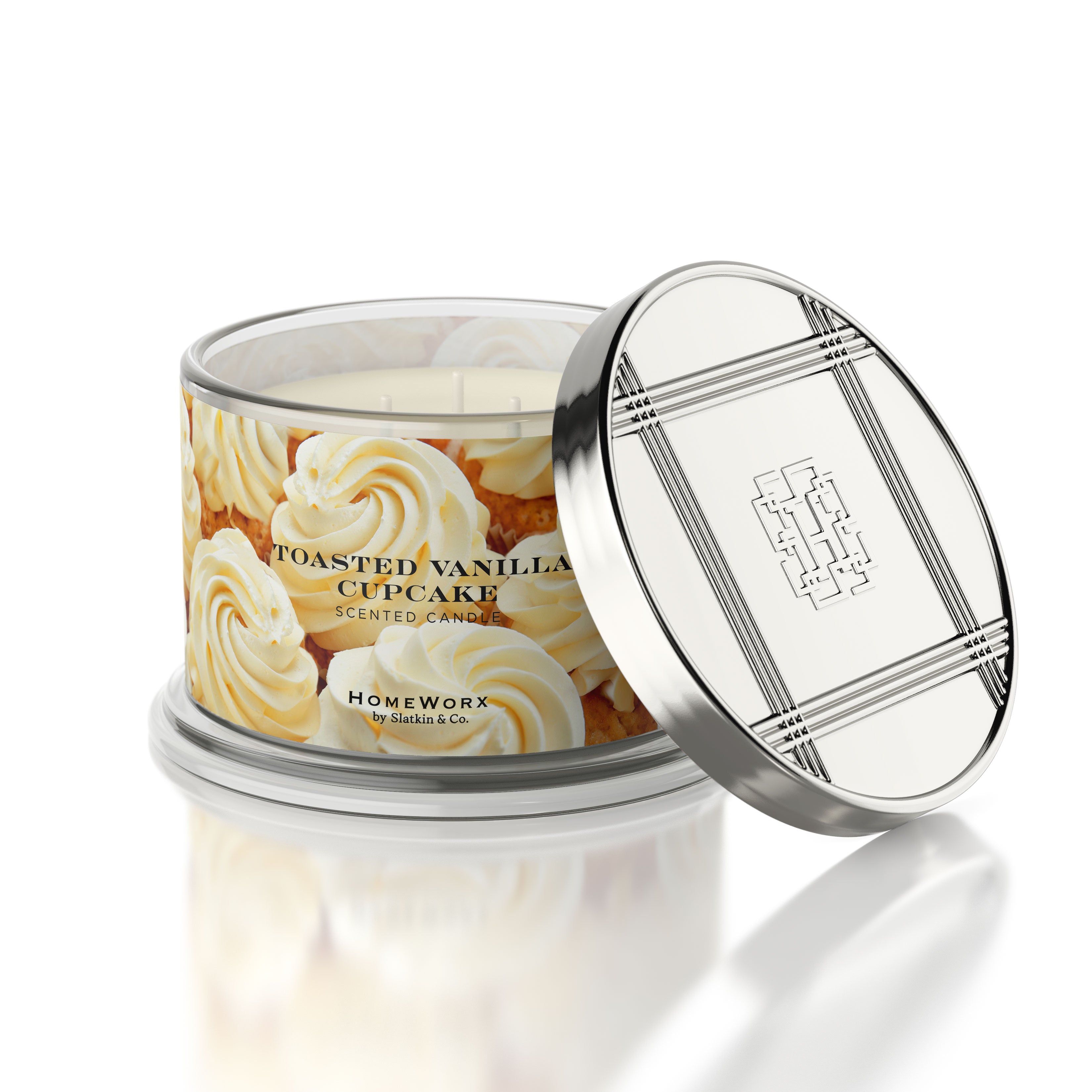 Toasted Vanilla Cupcake 4-wick Candle – Slatkin + Co.
