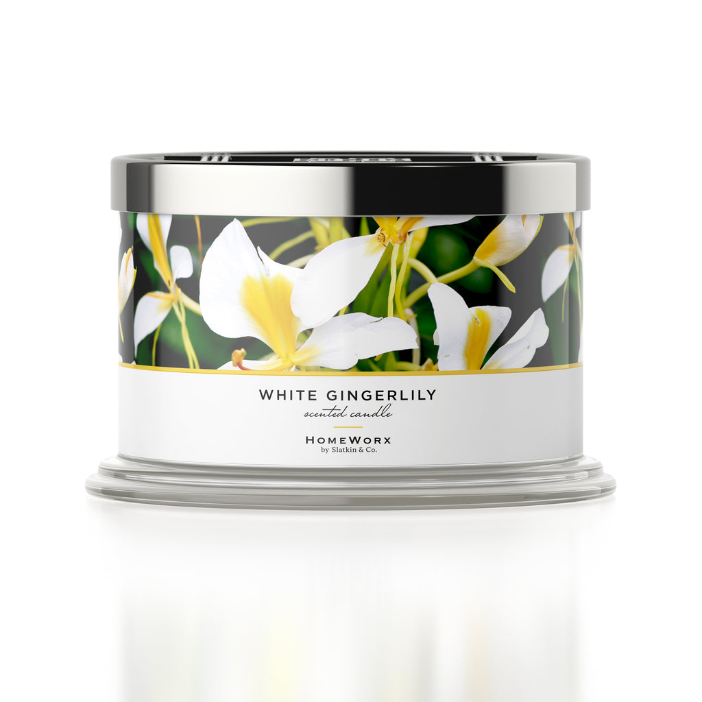 White Gingerlily Candle – Slatkin + Co.